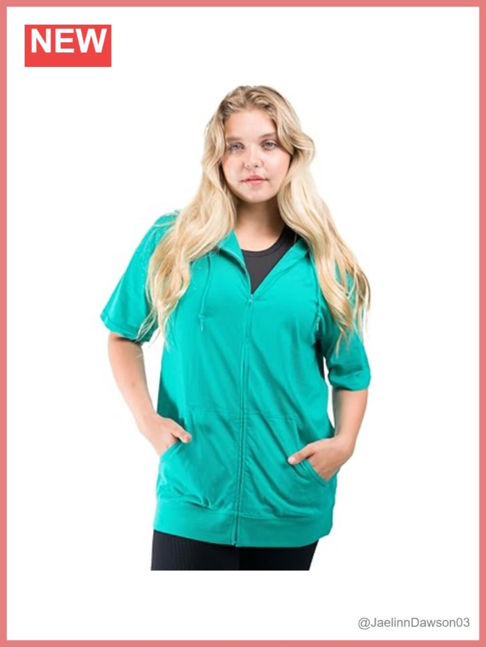 Unisex Short Sleeve Zip Up Hoodie Lightweight Jersey Knit Sweatshirt